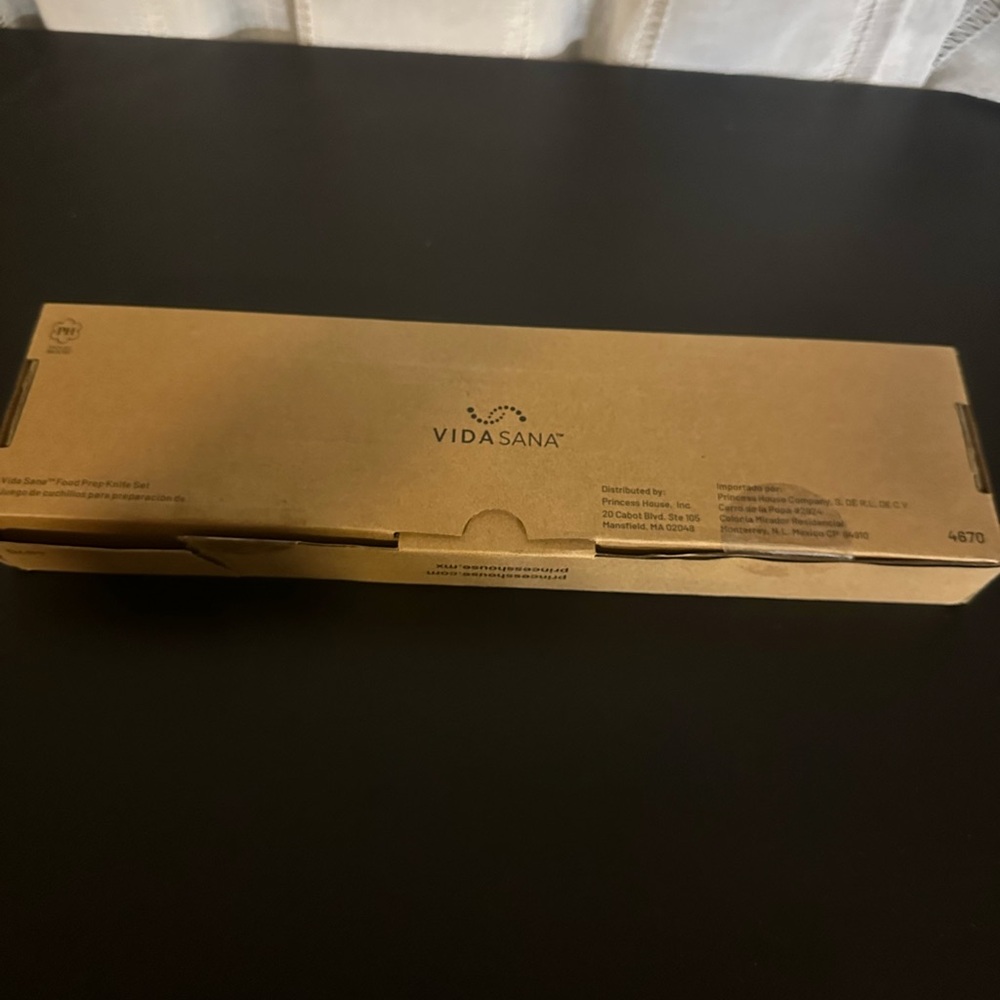 NEW Princess House Vida Sana Food Prep Knife Set.